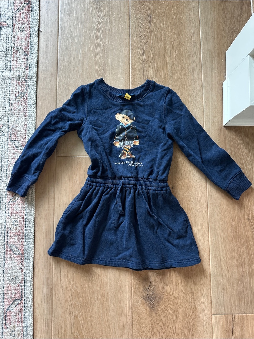 Polo by Ralph Lauren Navy Bear Sweatshirt Dress